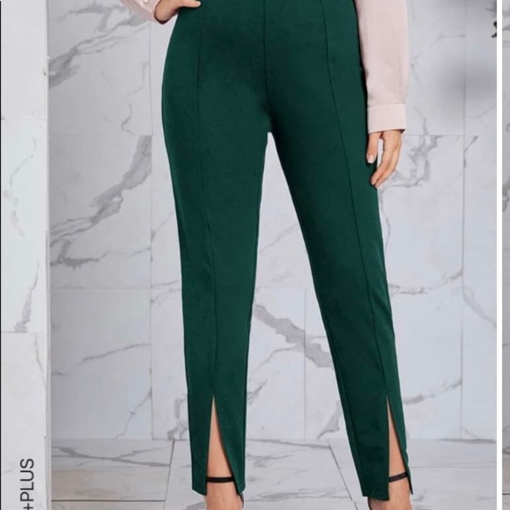 Shein Front Slit Pants